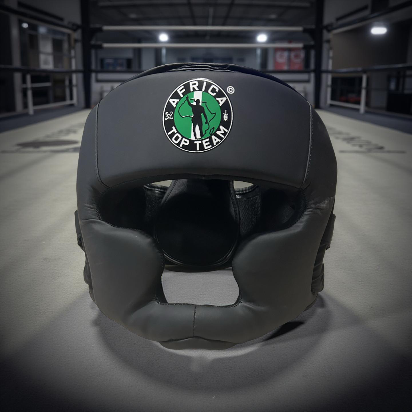Africa Top Team Nigeria Black Premium Head gear Boxing, MMA