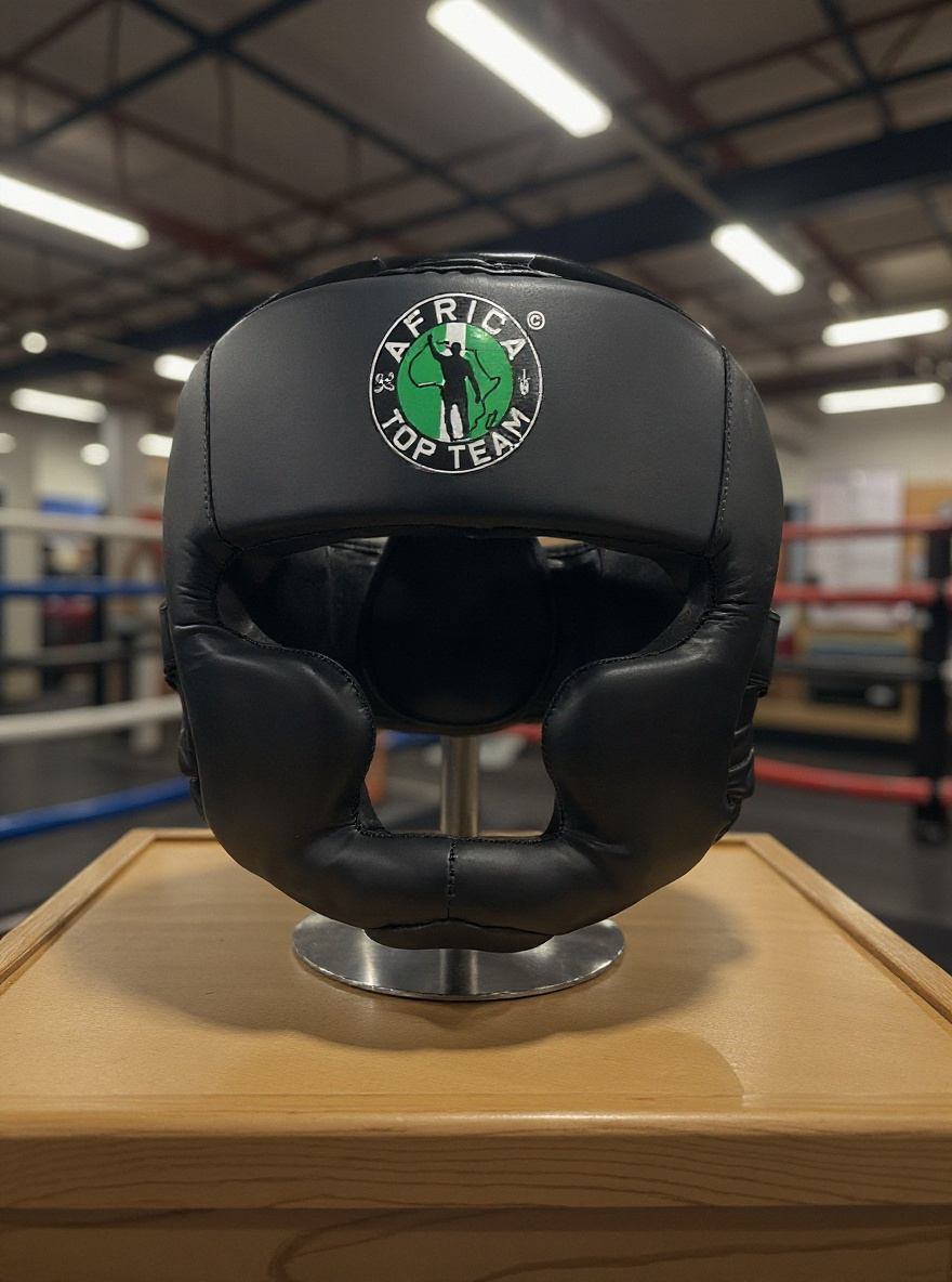 Africa Top Team Nigeria Black Premium Head gear Boxing, MMA