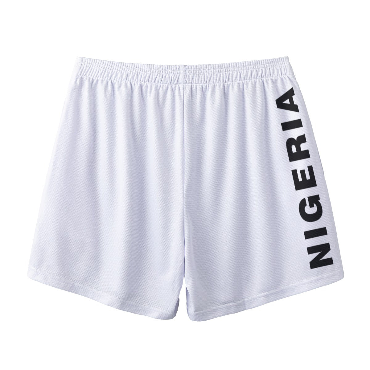 Africa Top Team Nigeria White Men's Shorts with Pocket
