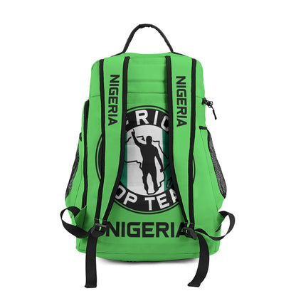 Africa Top Team Nigeria Green Combat Sports Backpack