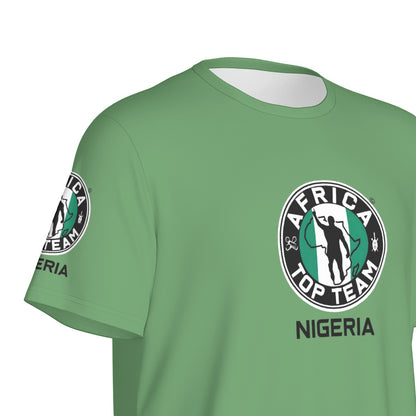 Africa Top Team Nigeria Drab Green T-Shirt
