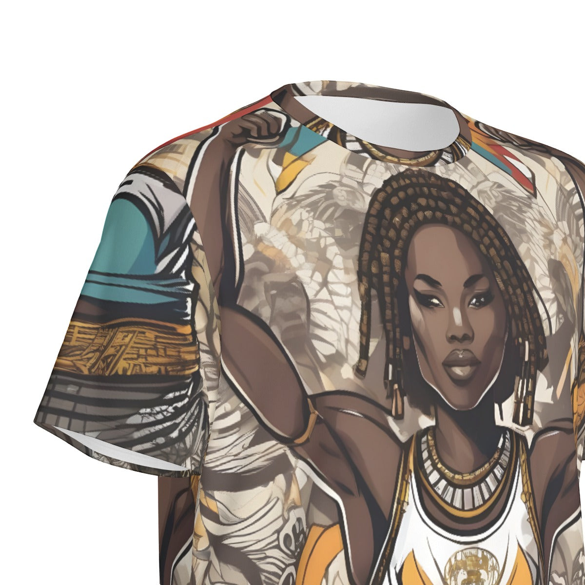 Africa Top Team Warrior Culture Warrior Princess T-Shirt