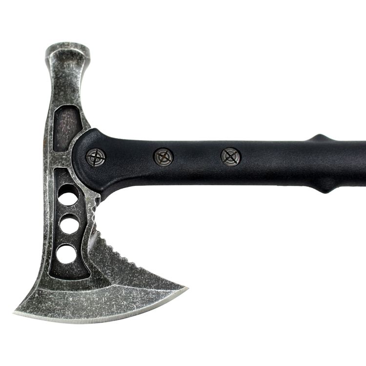 MXC 15" Stonewash Blade Hunting Axe with Sheath Outdoor Camping Axe