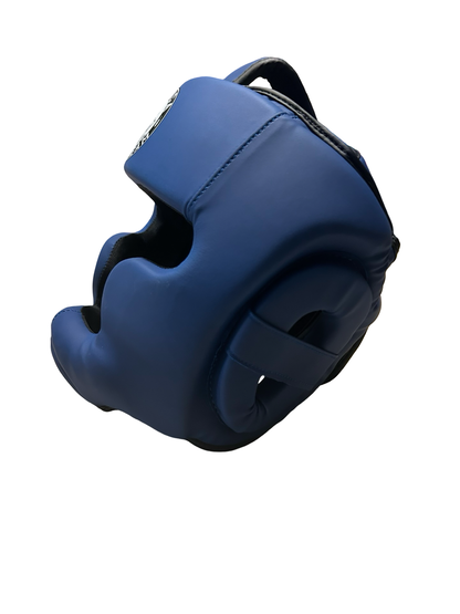 Africa Top Team Warrior Culture Blue Premium Head gear  Boxing, MMA