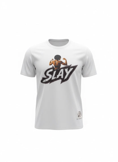 Slay by Jane Osigwe White T-Shirt (Pre Order)