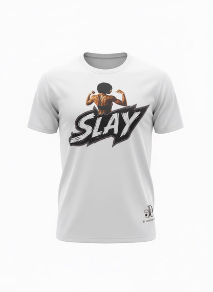 Slay by Jane Osigwe White T-Shirt (Pre Order)