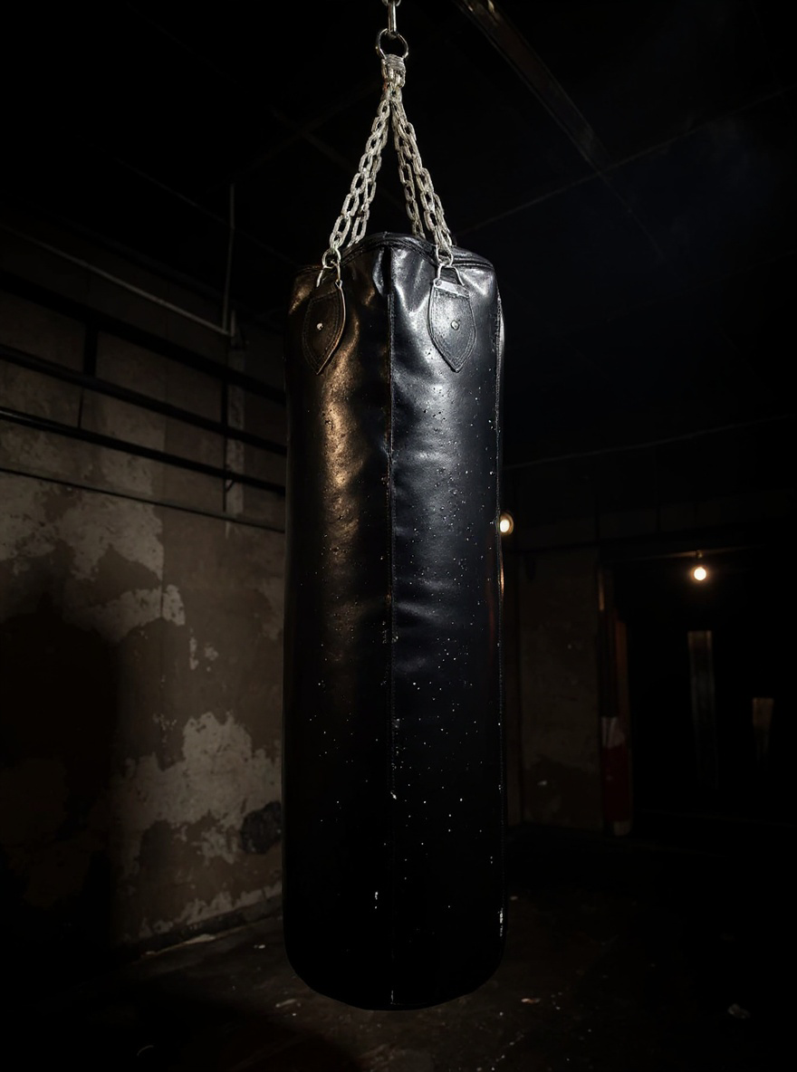 Boxing/Kickboxing heavy bag (Black)
