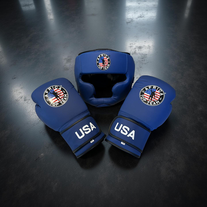 Africa Top Team USA  Blue 14oz Training gloves Boxing, MMA