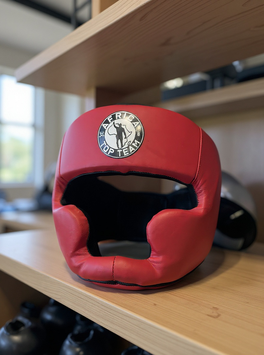 Africa Top Team Warrior Culture Red Premium Head gear  Boxing, MMA