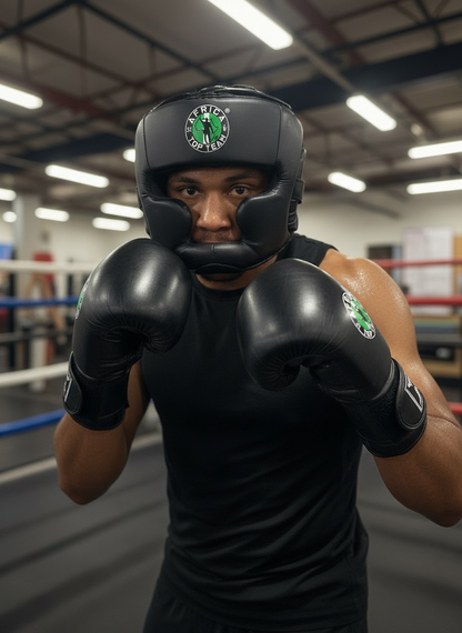 Africa Top Team Nigeria Black Premium Head gear  Boxing, MMA