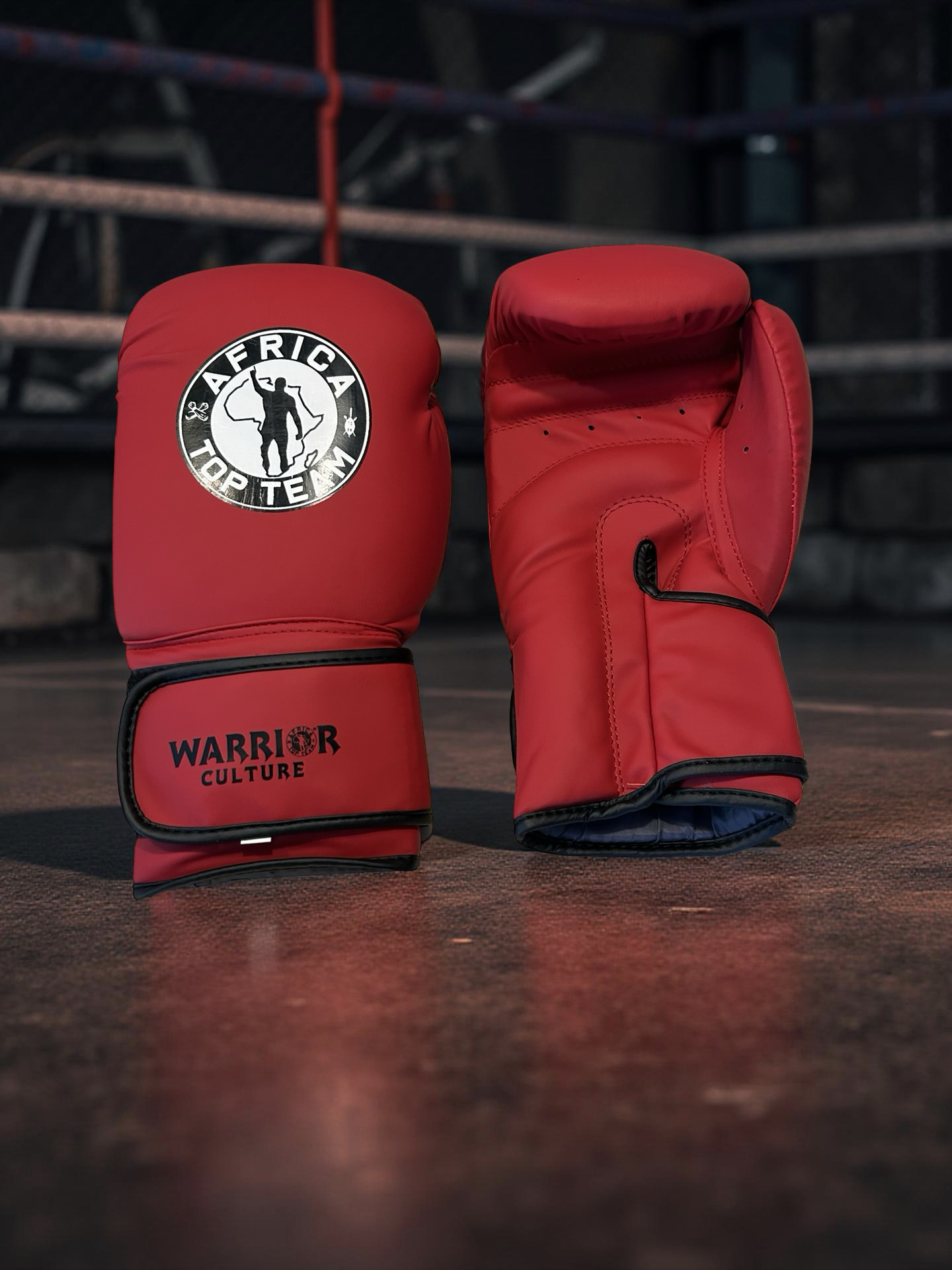 Africa Top Team Warrior Culture Red 14oz Training gloves Boxing, MMA