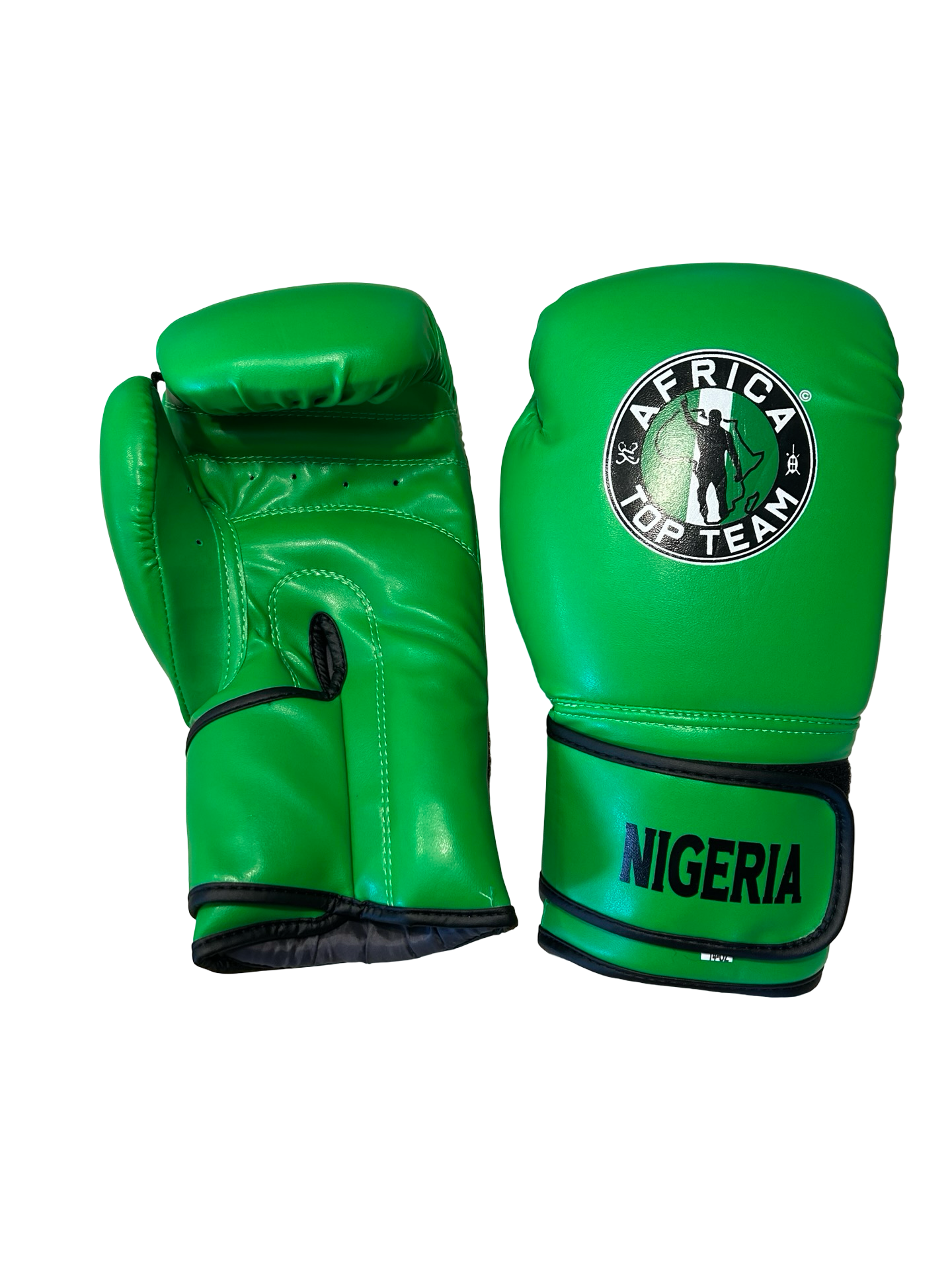 Africa Top Team Nigeria Green 14oz Training gloves Boxing, MMA