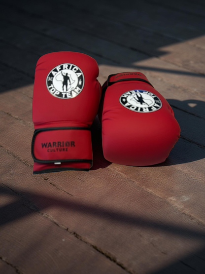 Africa Top Team Warrior Culture Red 14oz Training gloves Boxing, MMA