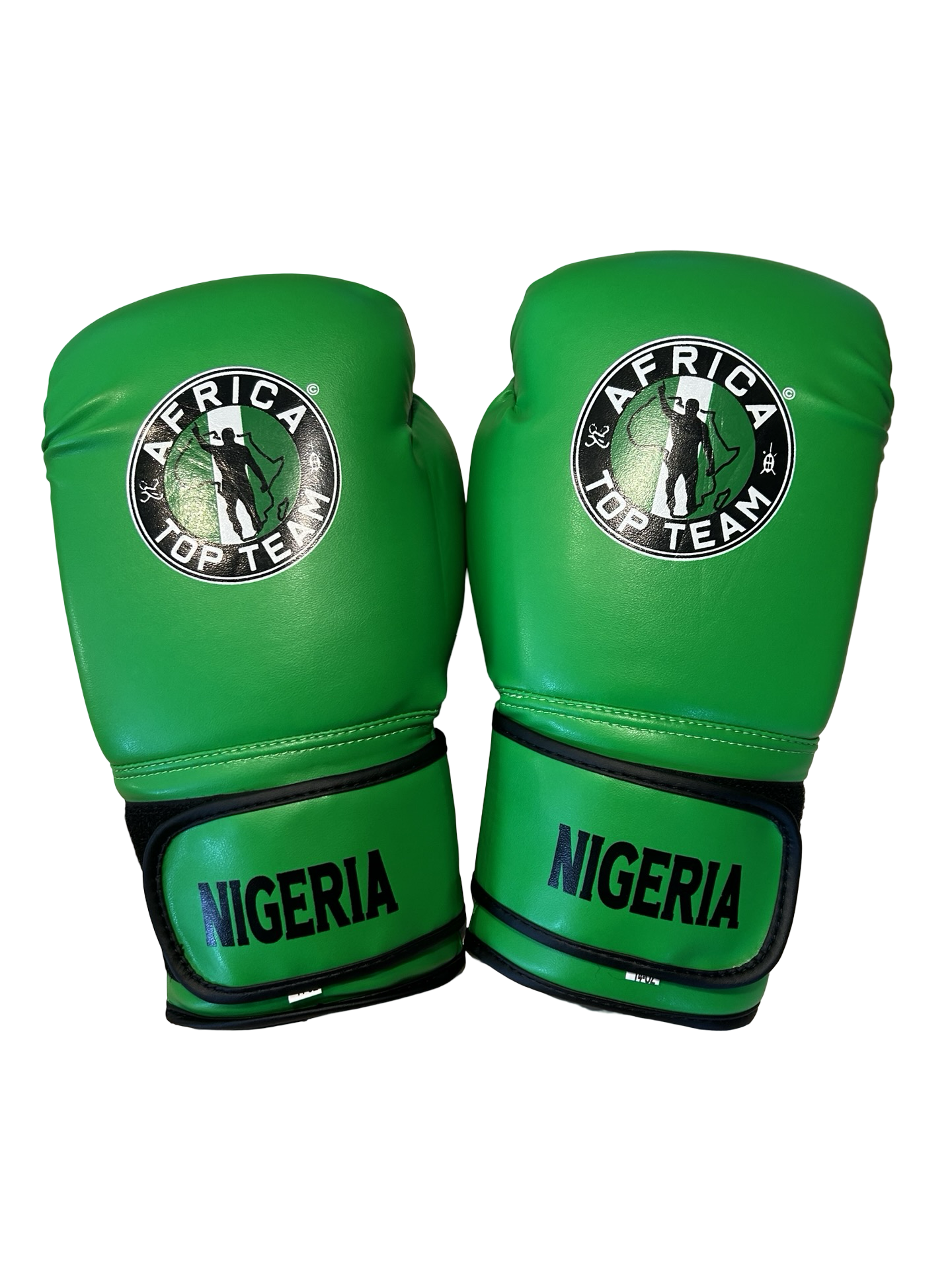 Africa Top Team Nigeria Green 14oz Training gloves Boxing, MMA