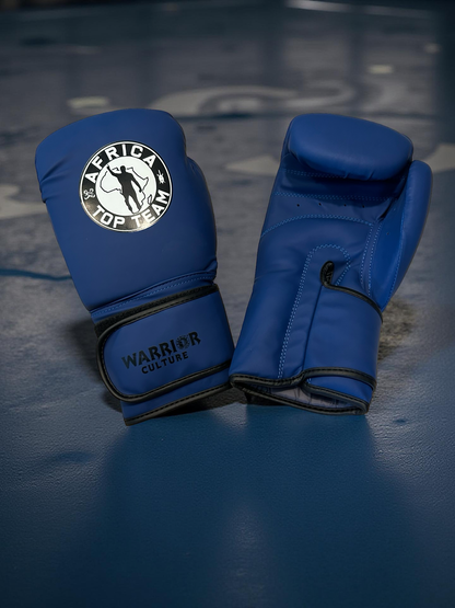Africa Top Team Warrior Culture Blue 14oz Training gloves Boxing, MMA