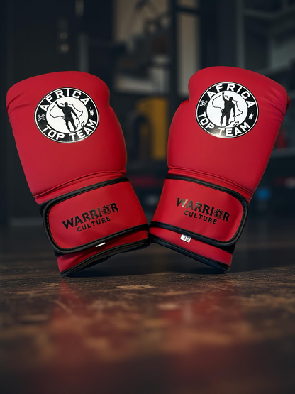 Africa Top Team Warrior Culture Red 14oz Training gloves Boxing, MMA