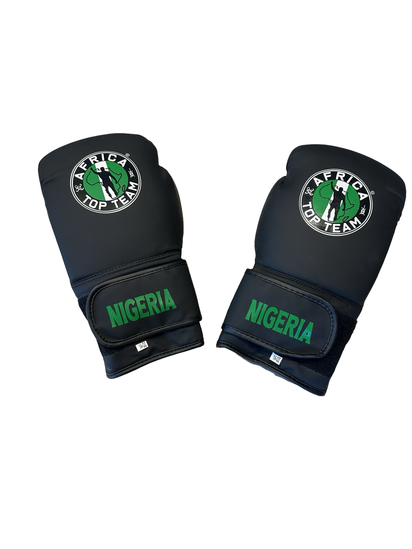 Africa Top Team Nigeria Black 14oz Training gloves Boxing, MMA