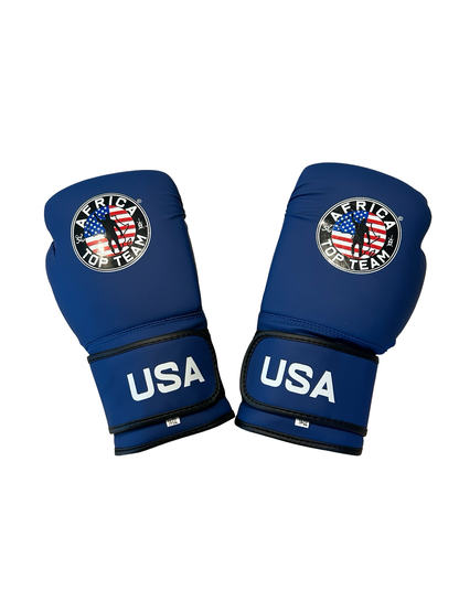 Africa Top Team USA  Blue 14oz Training gloves Boxing, MMA