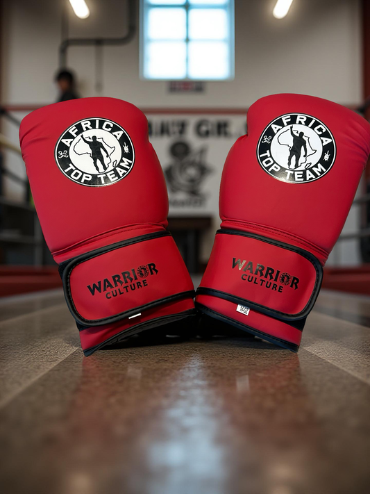 Africa Top Team Warrior Culture Red 14oz Training gloves Boxing, MMA