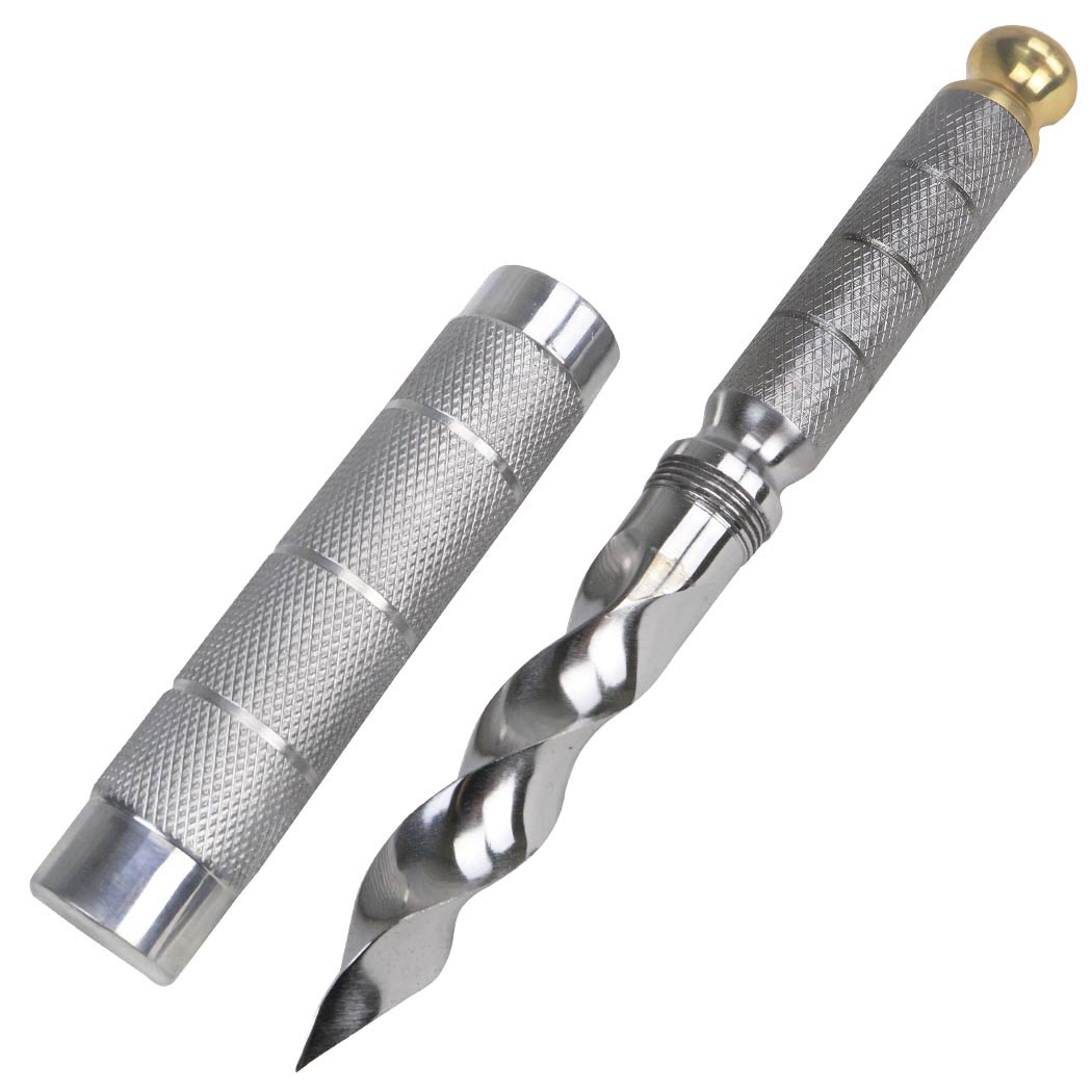 MXC BoneEdge 10" All Metal Stainless Steel Tri-Edge Twist Dagger With Aluminum Cover