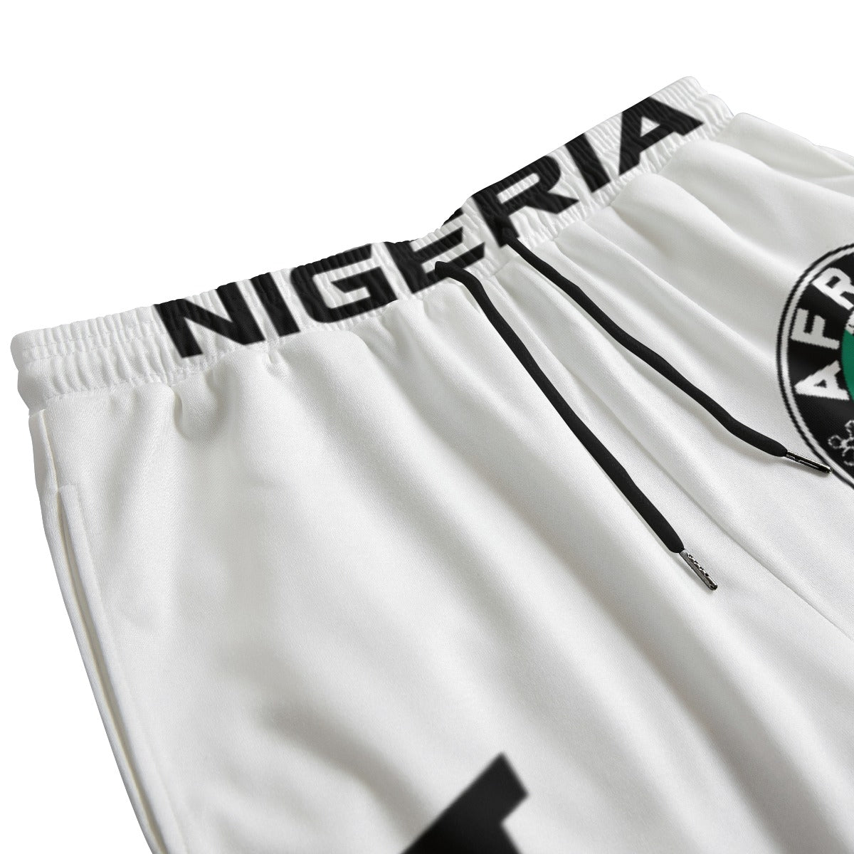 Africa Top Team Nigeria White Men's Sweatpants