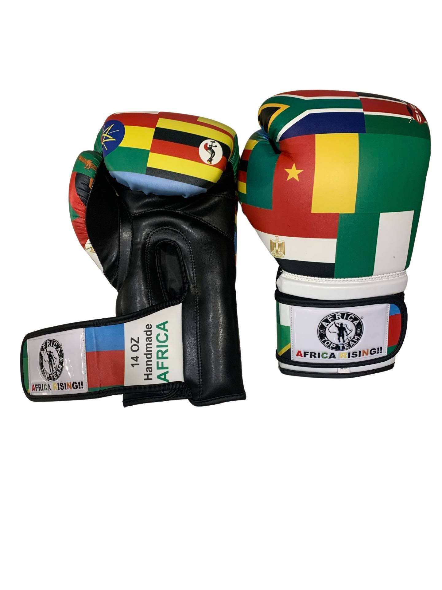 Africa Top Team (limited edition) Africa Rising Commemorative Boxing Gloves!