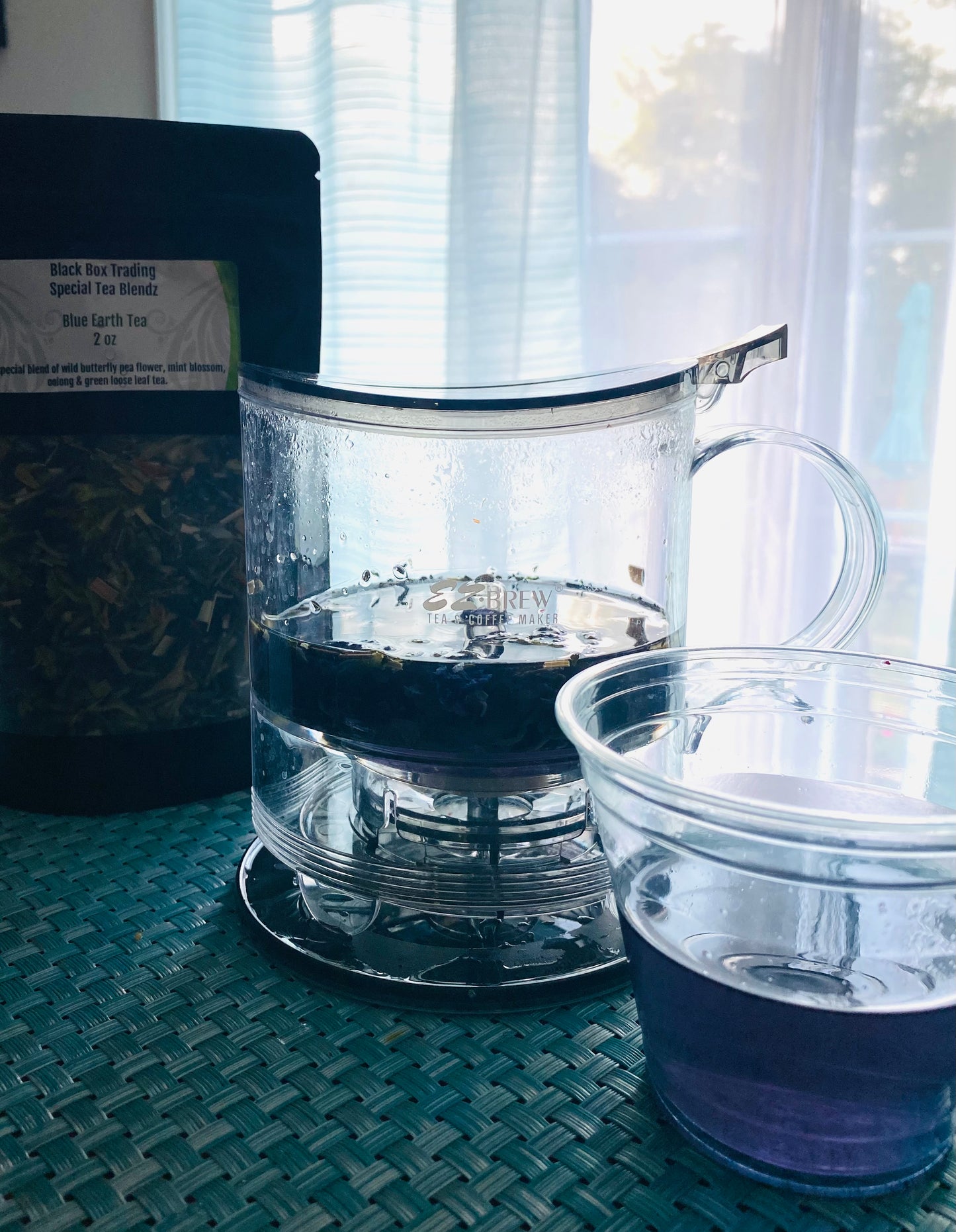 "Blue Earth Tea Blend"  "Blue Tea" Loose Leaf Tea 2 oz.
